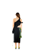 FFDG29 Black Skirt Apron Scarf