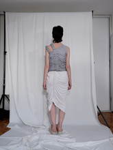 FFW white gathered skirt